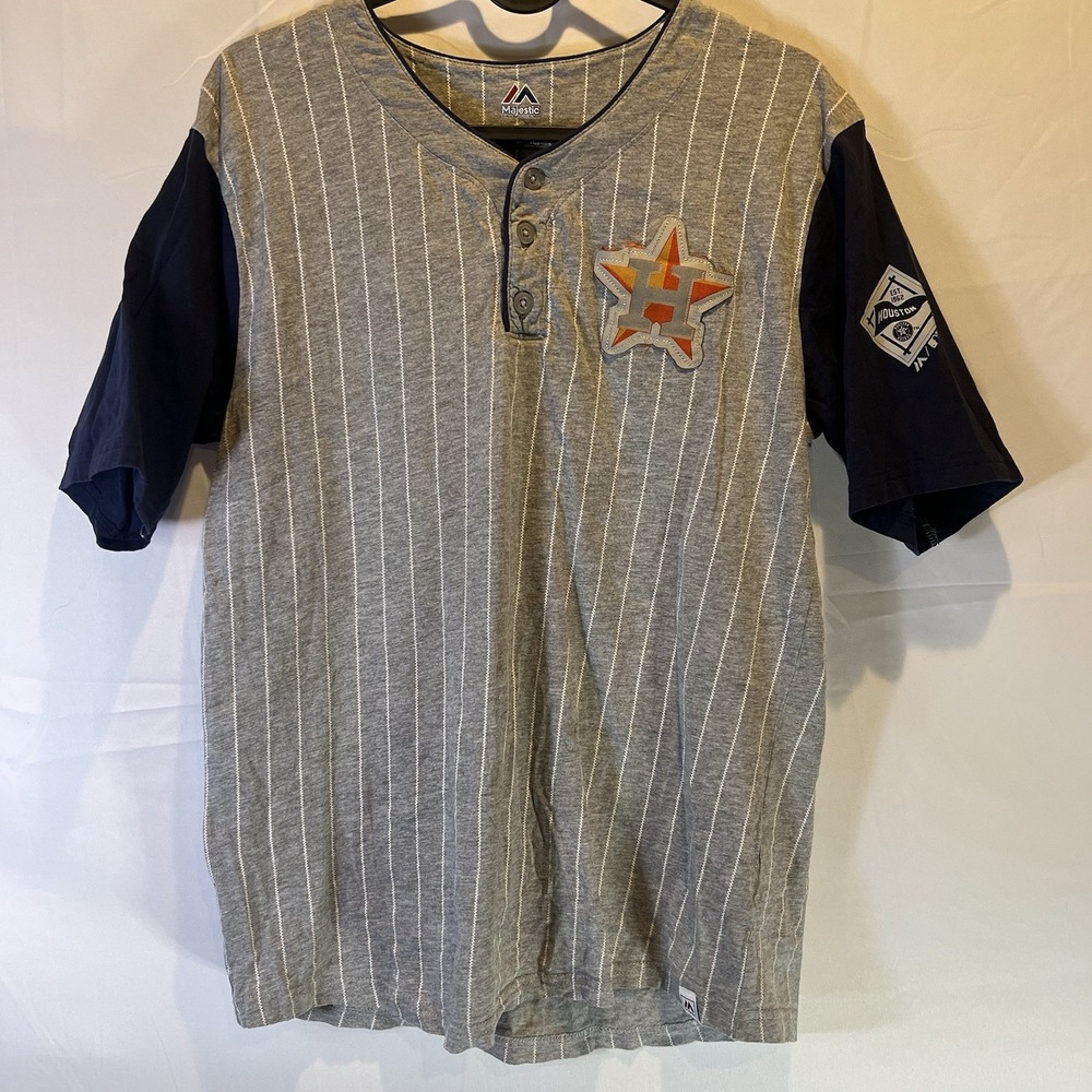 Cooperstown Majestic Houston Astros Short Sleeve Baseball T-Shirt‎ Youth XL 18